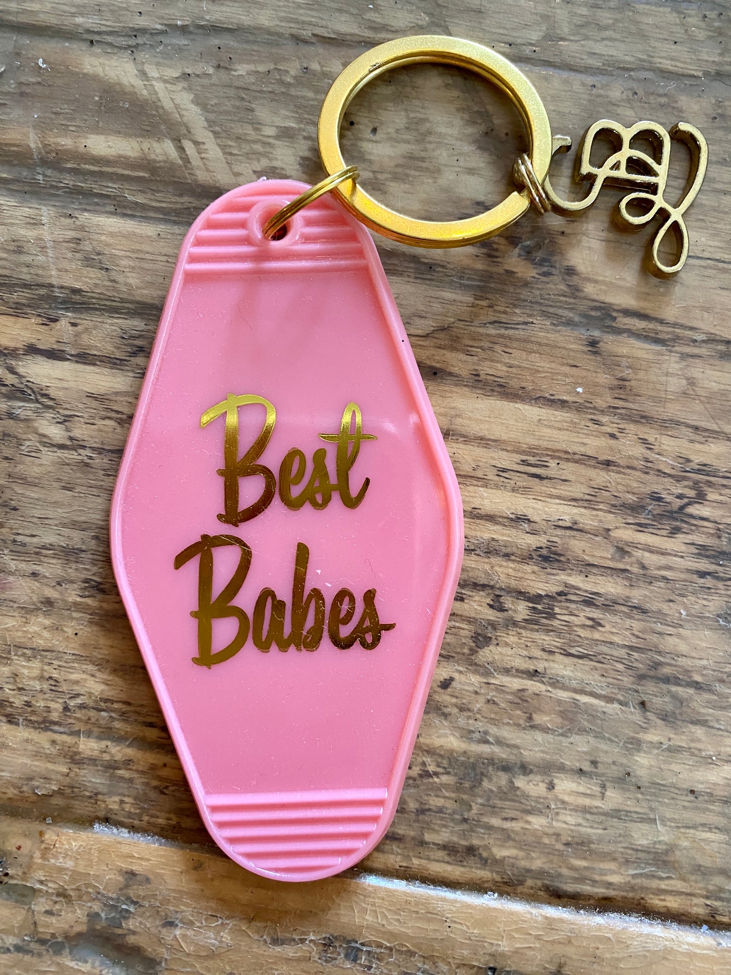 Key Chain - retro motel key style