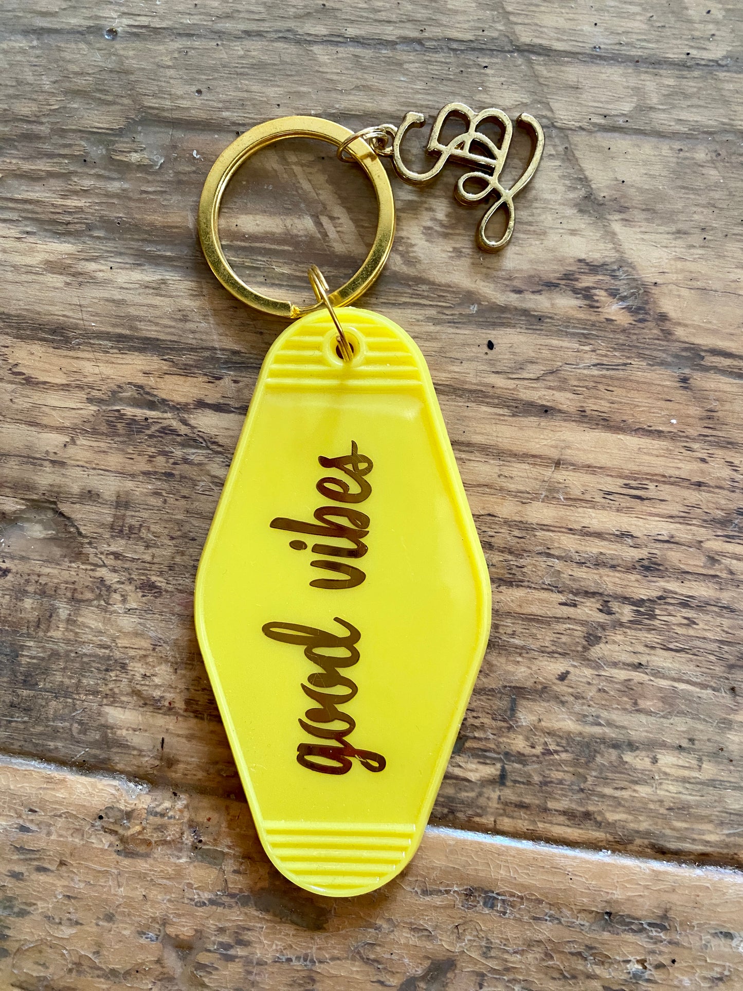 Key Chain - retro motel key style