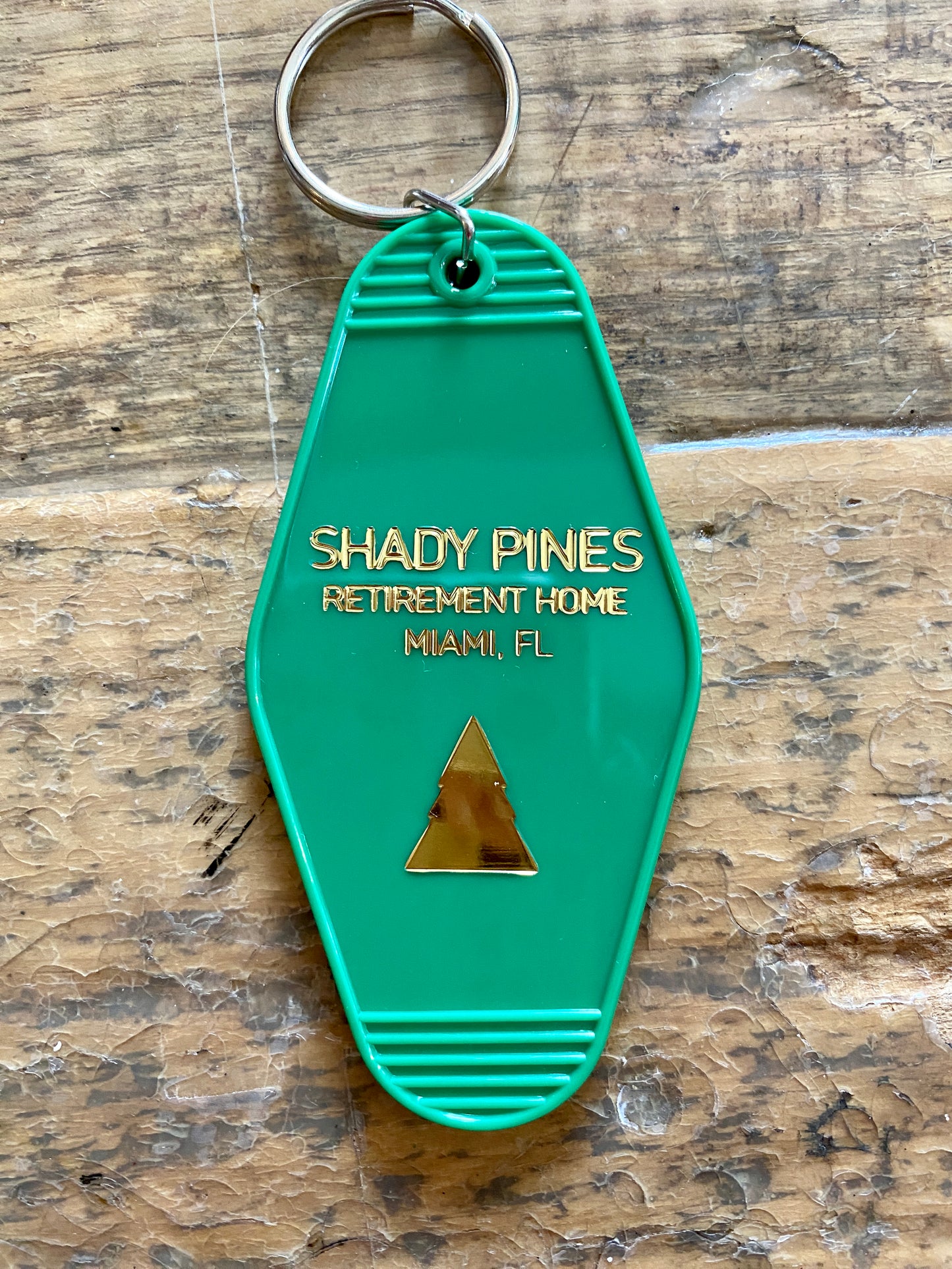 Key Chain - retro motel key style