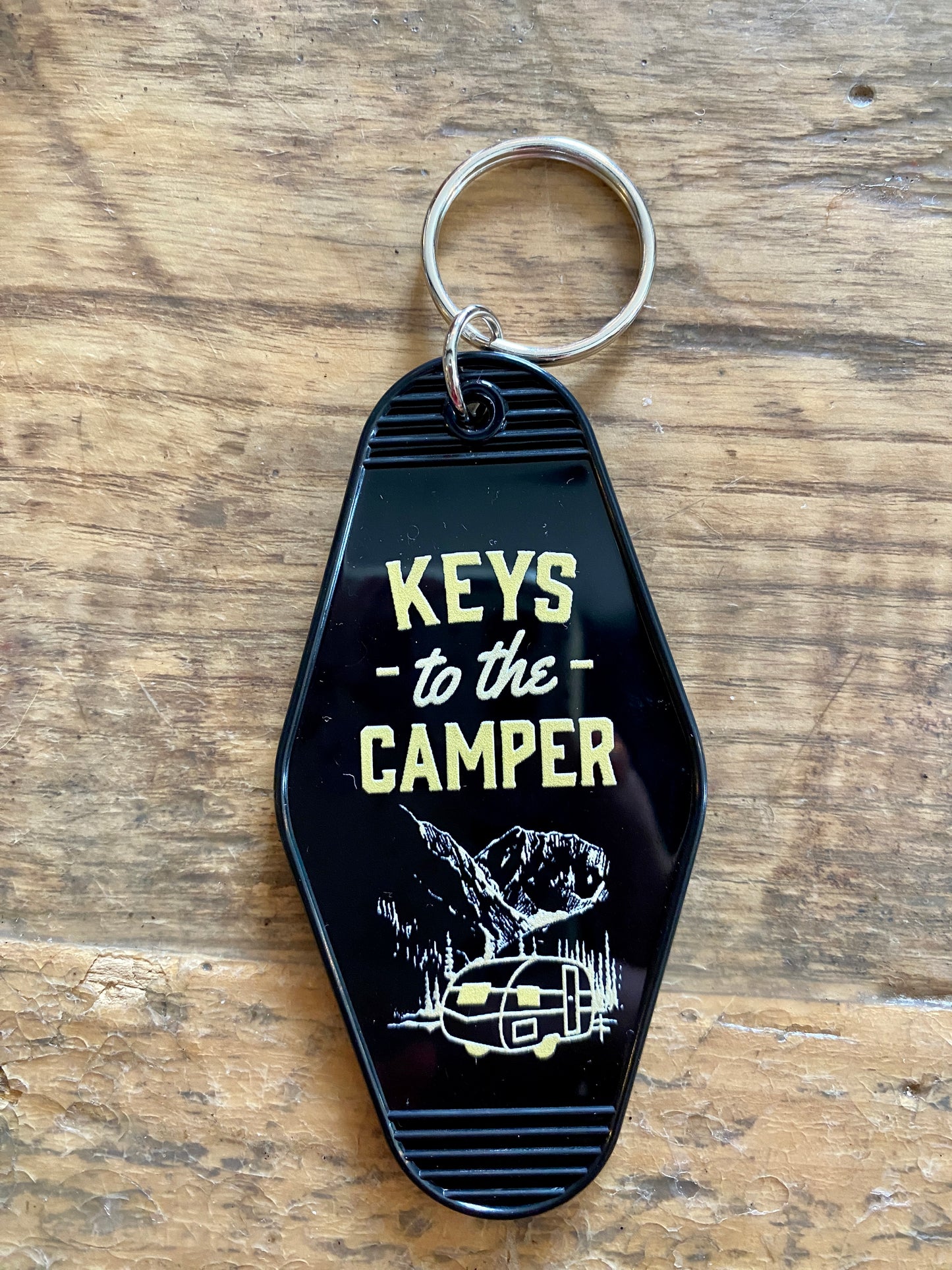 Key Chain - retro motel key style