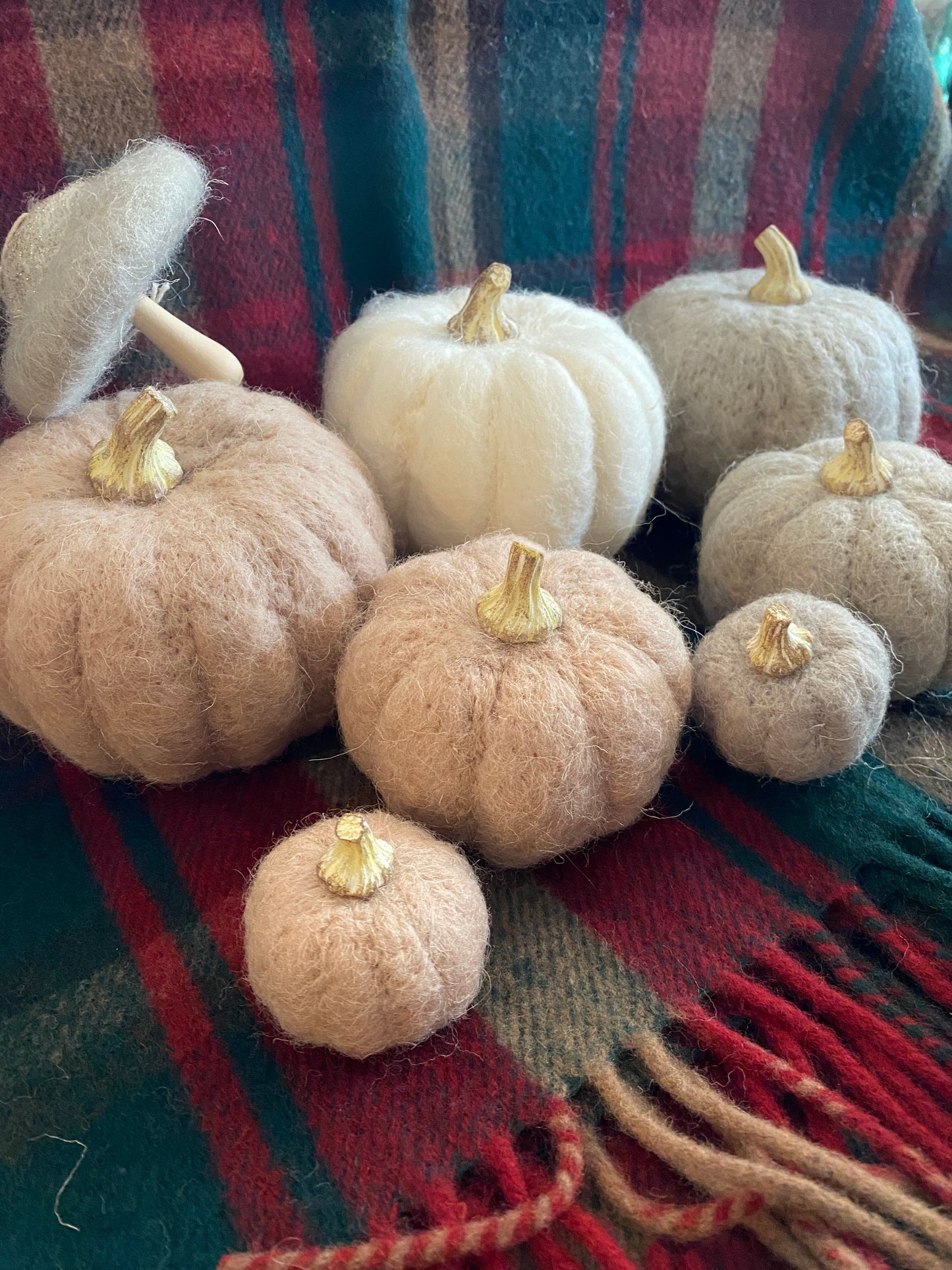 Felted Pumpkins - numbers are all wrong on this