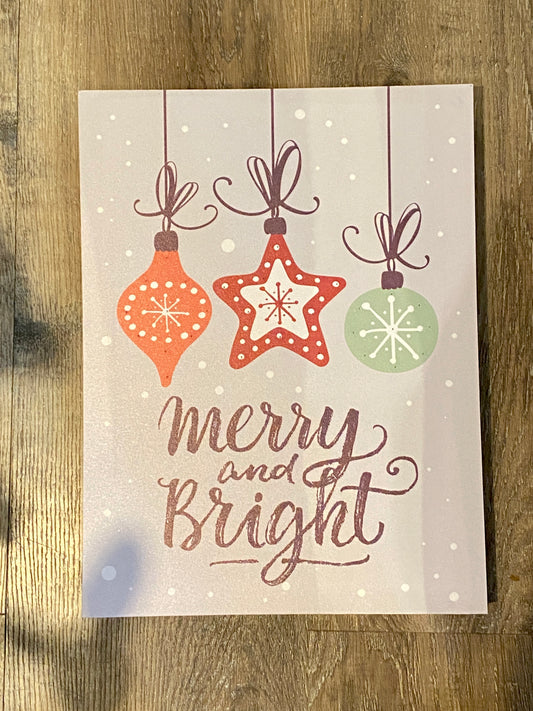 Pastel Canvas LED Christmas SIgns