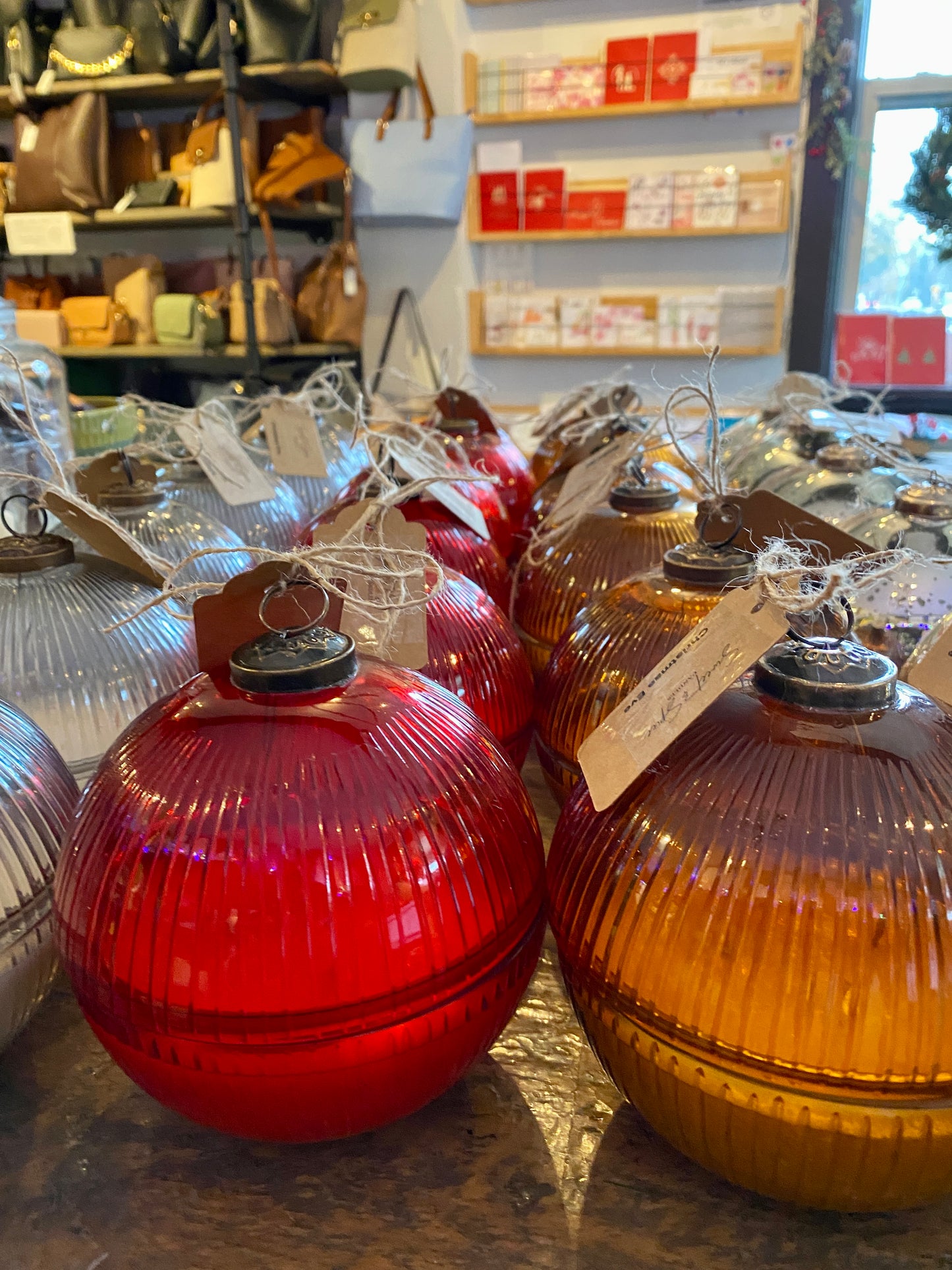Christmas Tree & Ornament Dish Candles