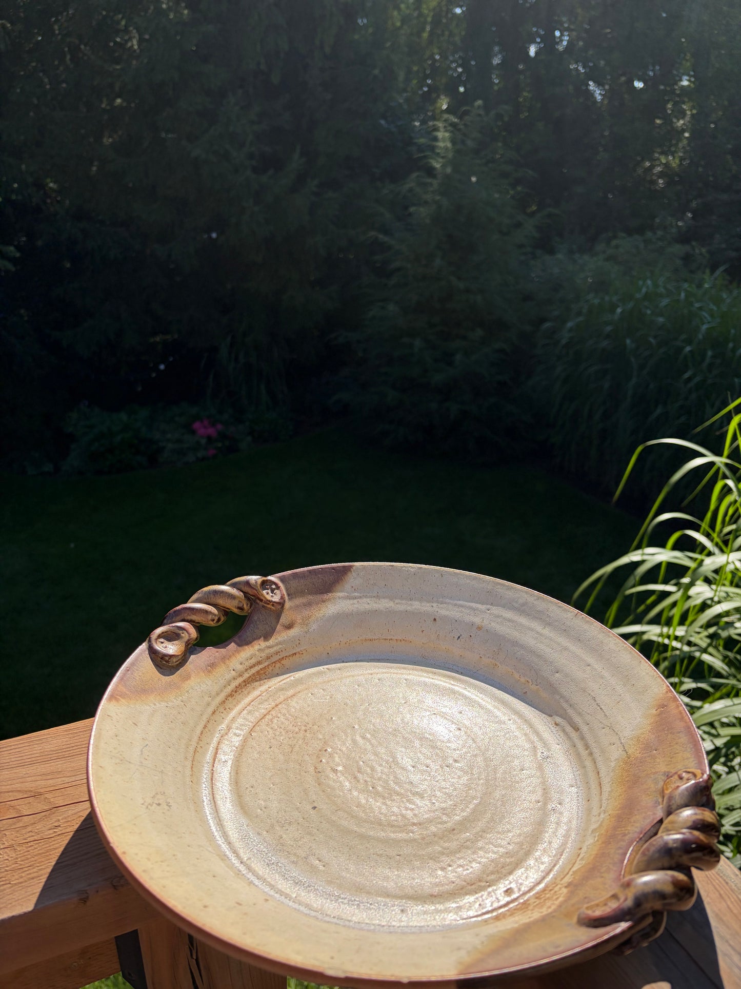 Vintage Pottery Serving Dish