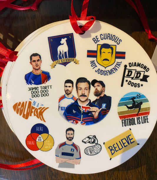 Ted Lasso Christmas Ornament