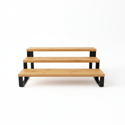 Wooden Riser Three Tiered