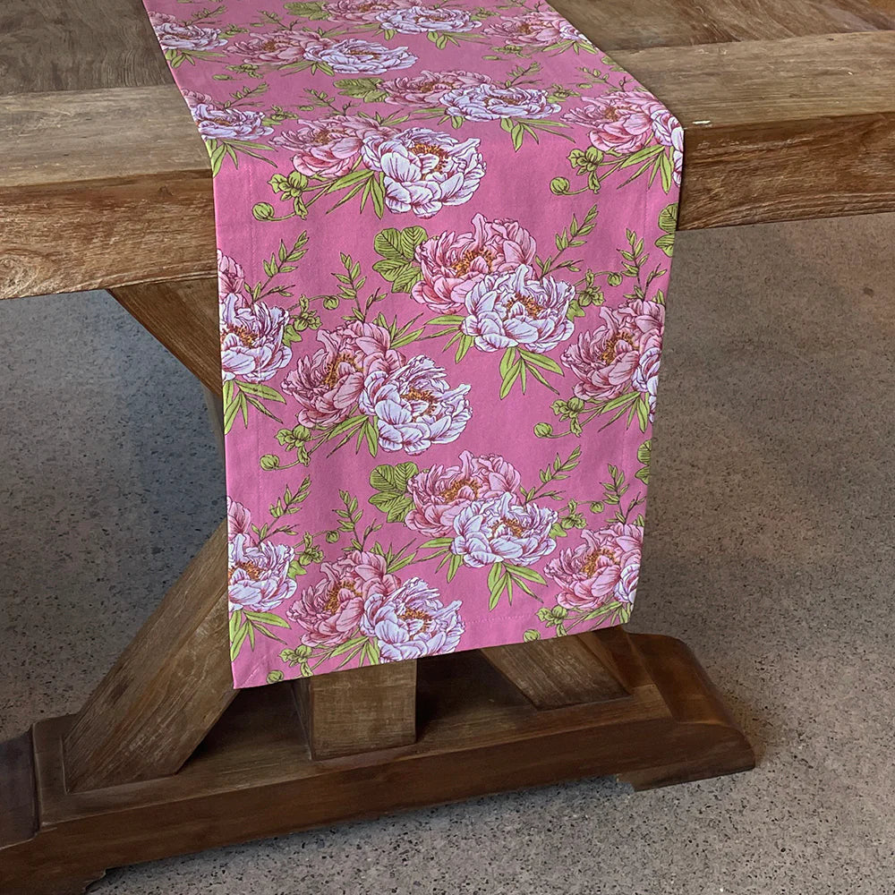 Cotton Table Runners : Mahogany