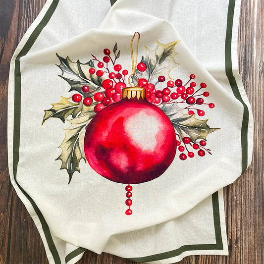 Holiday Flour Sack Tea Towels
