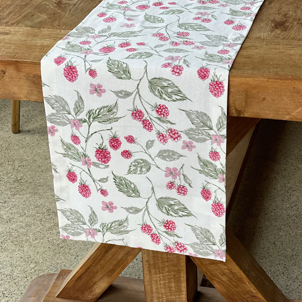 Cotton Table Runners : Mahogany