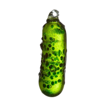 Load image into Gallery viewer, Hand Blown Glass Pickle
