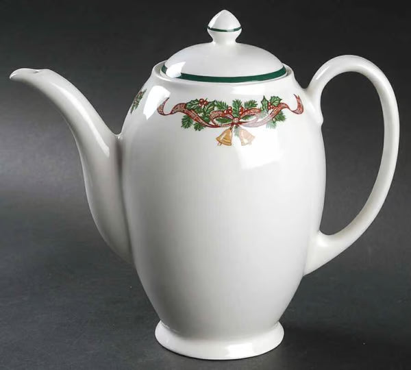 Vintage Christmas Teapot