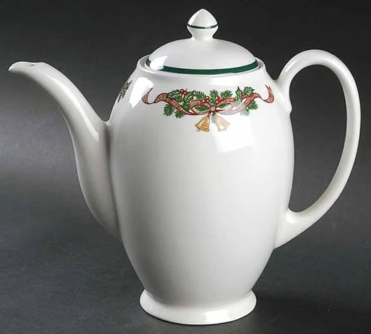 Vintage Christmas Teapot