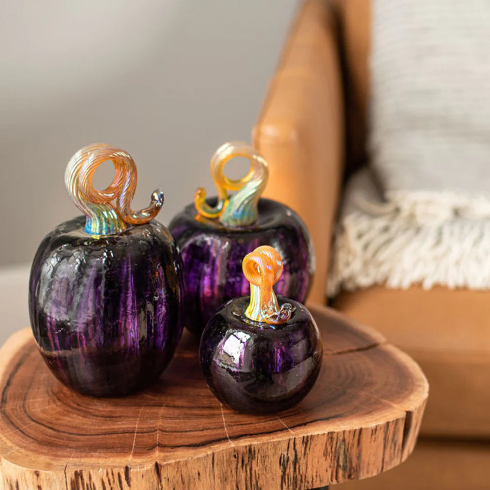 Kitras Art Glass Pumpkins