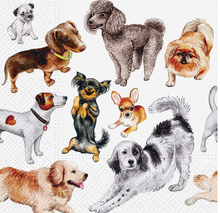 Load image into Gallery viewer, Dog Paper Luncheon Napkins
