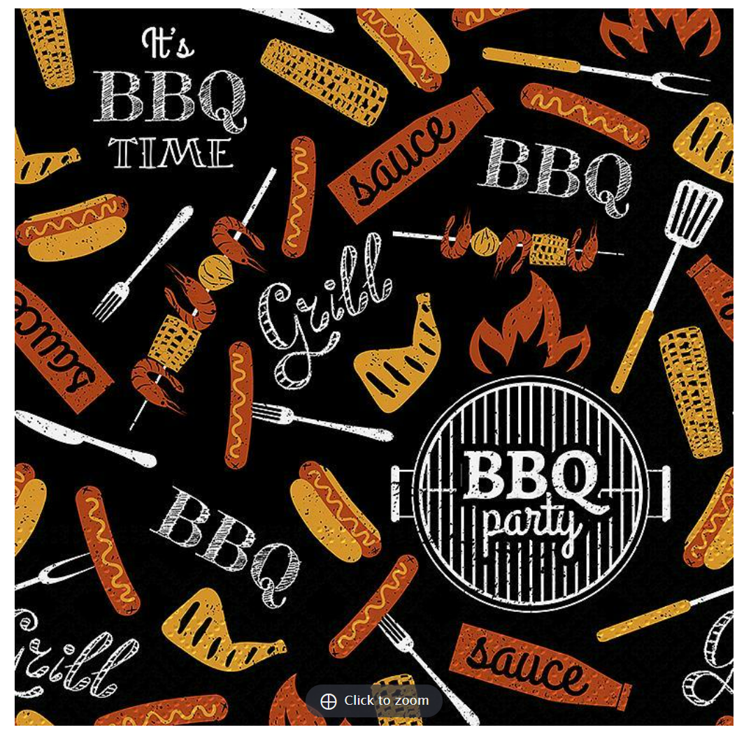Luncheon Paper Napkins - BBQ
