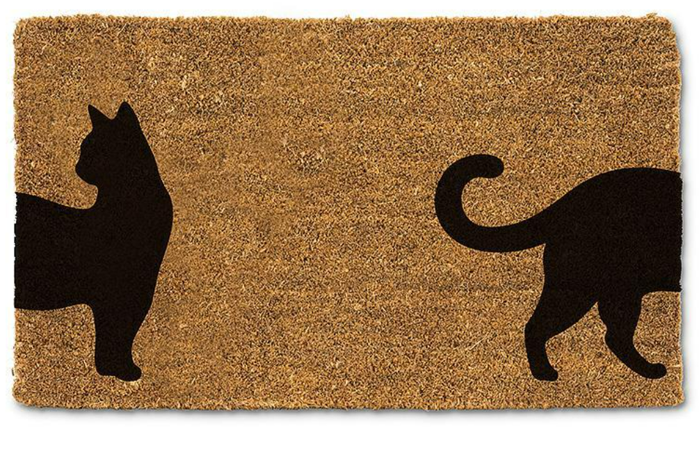 Coming and Going Cat Doormat
