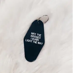 Key Chain - retro motel key style