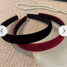 Load image into Gallery viewer, Leather Look or Velvet Headbands
