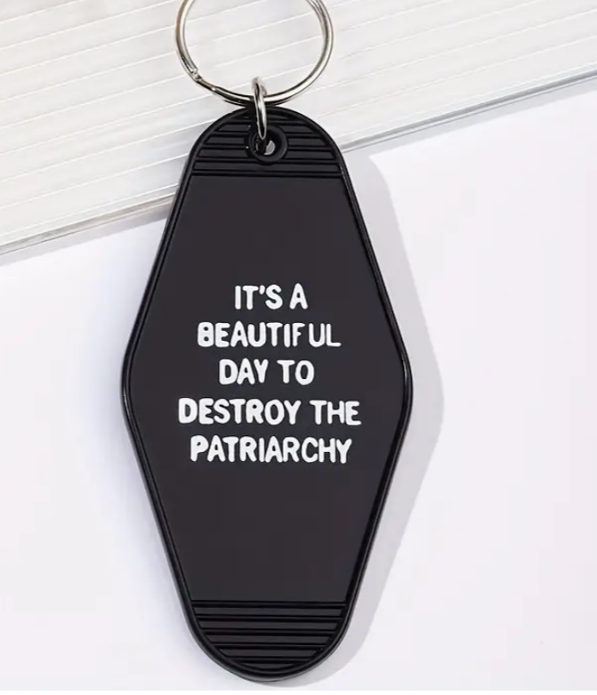 Key Chain - retro motel key style