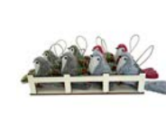Felted Bird Ornaments