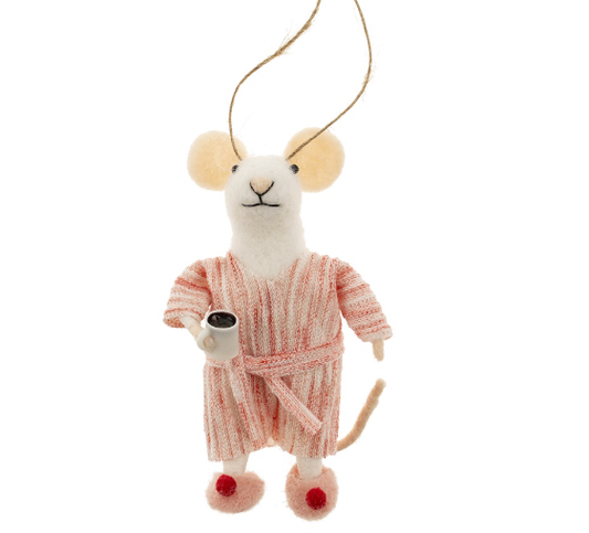 Sunday Sloane Felted Mouse Ornament