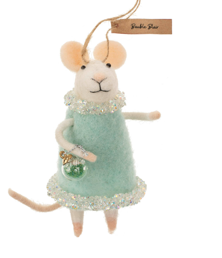Bauble Blair Felted Mouse Ornament