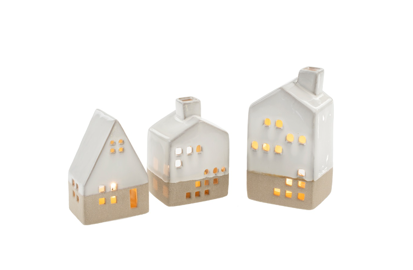 Ceramic Tealight Houses