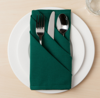 Spectrum Spruce Green Napkins Set of 4