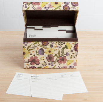 Adeline Recipe Card Box
