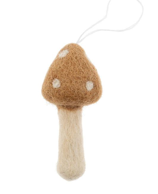 Felted Mushroom Ornaments