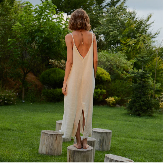 Crinkle Strappy Dress