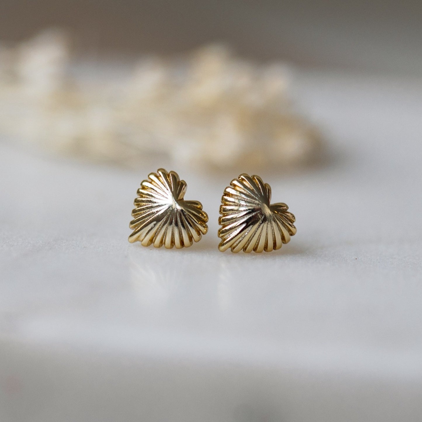 Seashell Heart Earrings Glee
