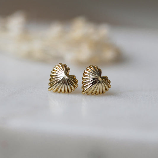 Seashell Heart Earrings Glee
