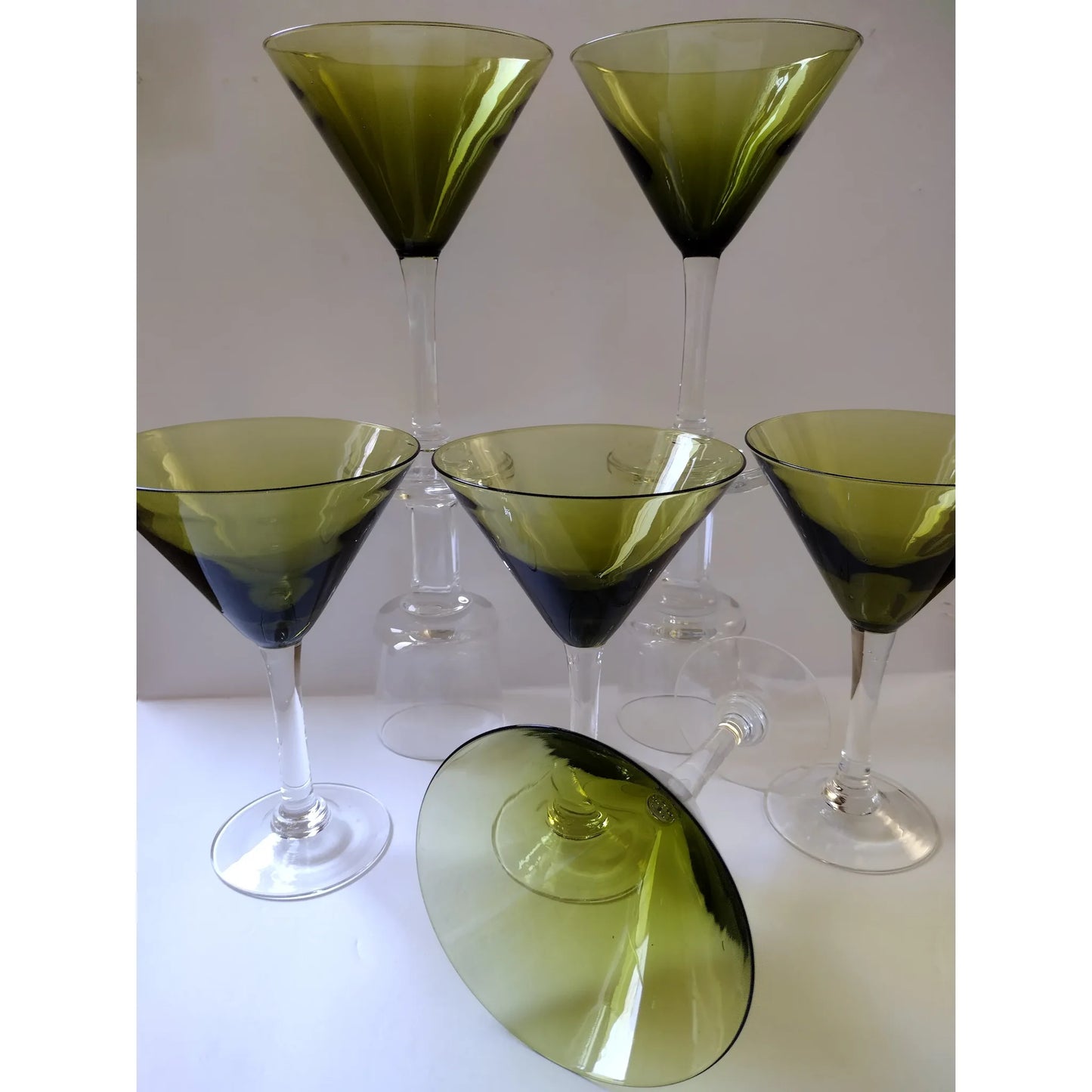 Green Martini Glasses