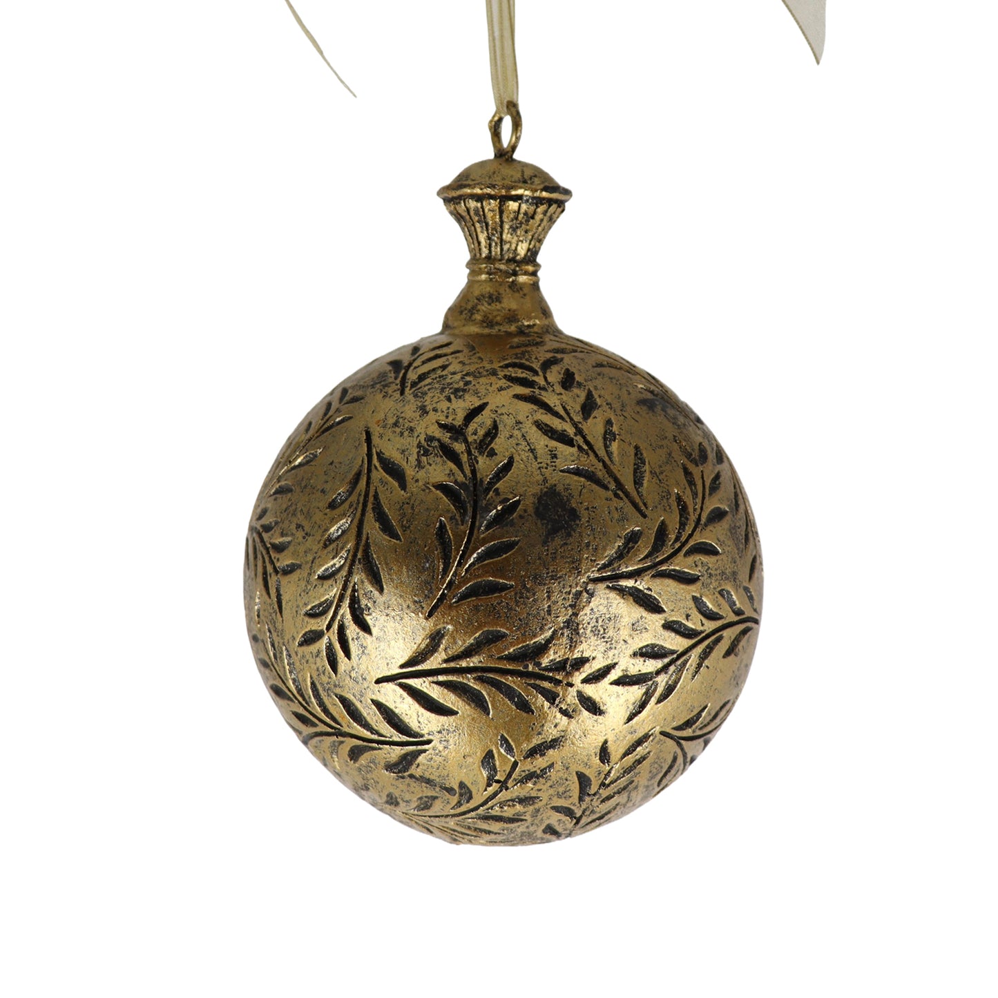 Gold Ornament Floral Etching