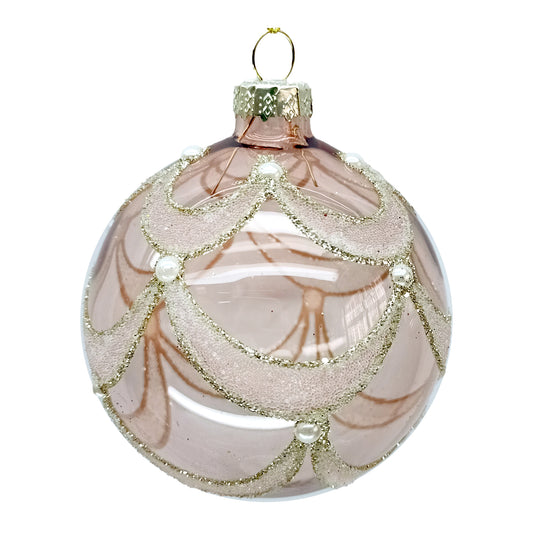 Glamorous 3" Glass Ornaments