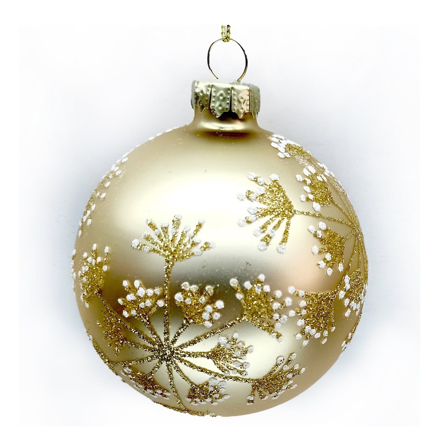 Glamorous 3" Glass Ornaments
