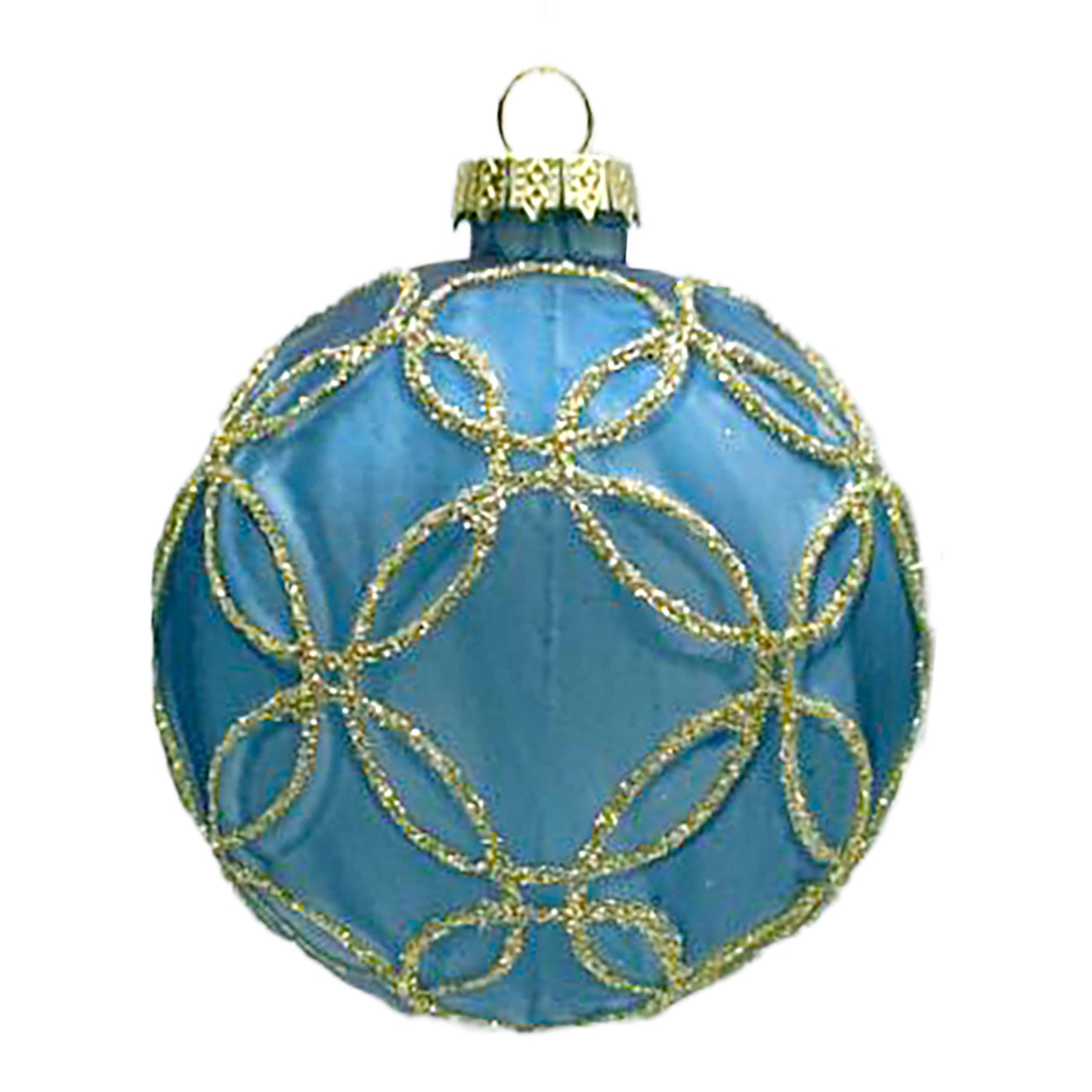 Glamorous 3" Glass Ornaments