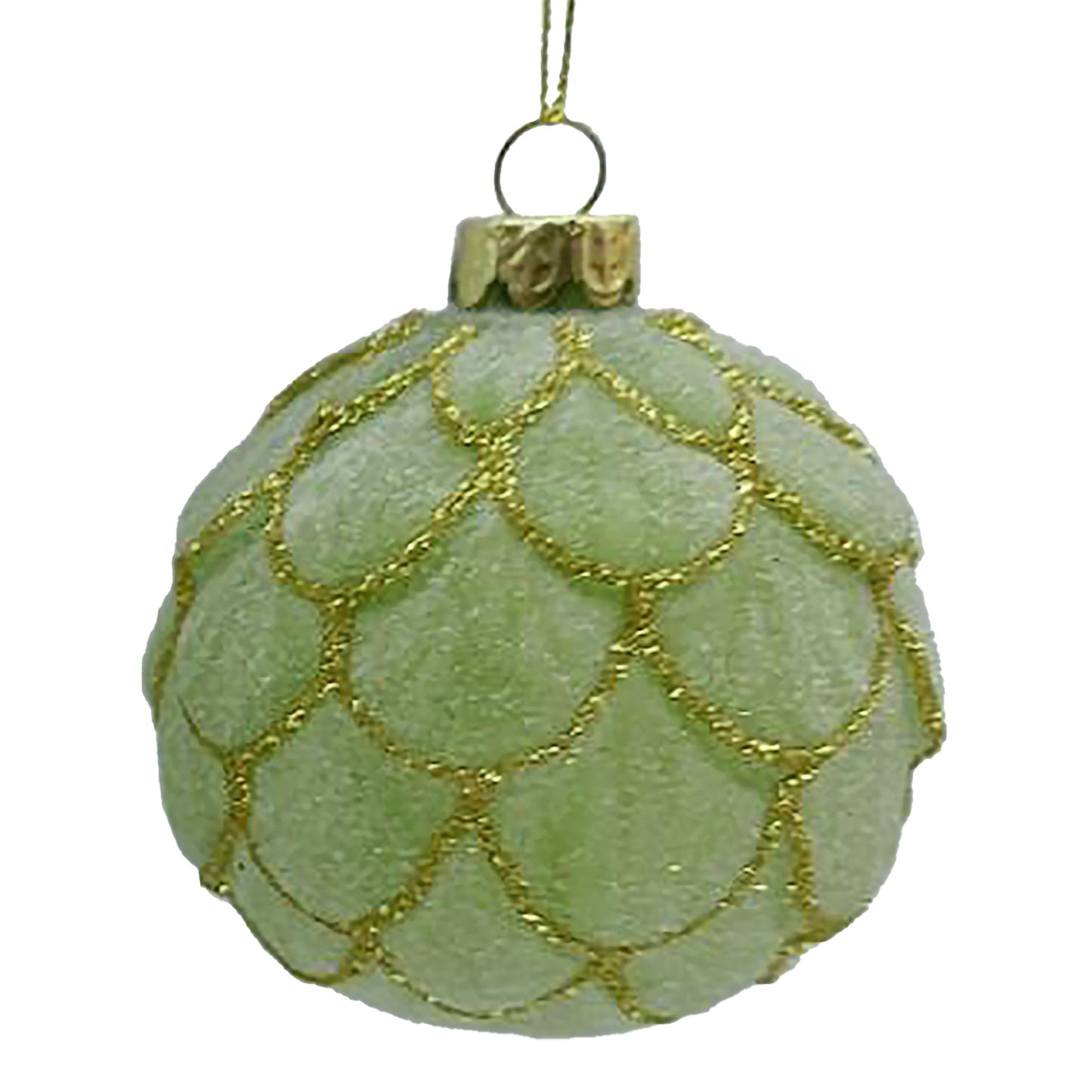 Glamorous 3" Glass Ornaments