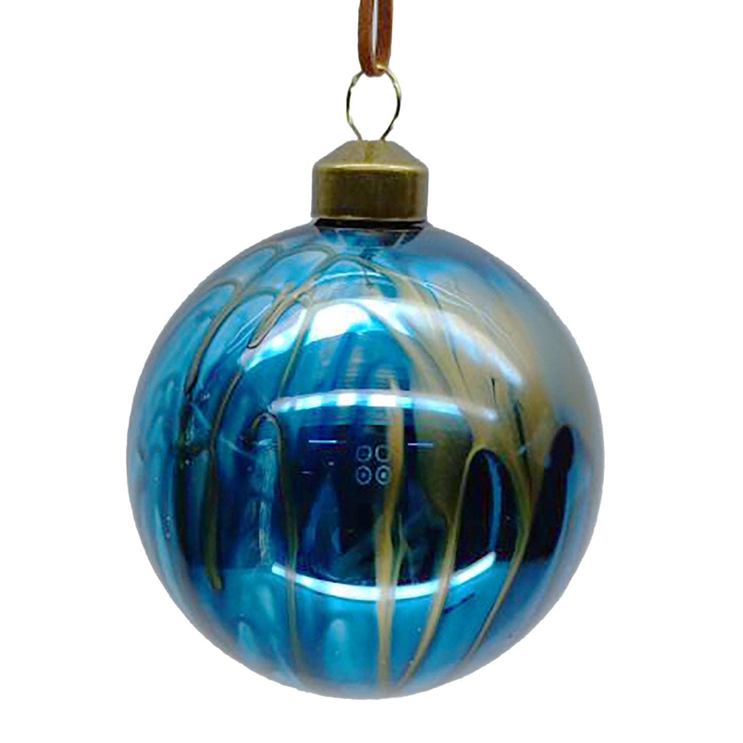 Glamorous 3" Glass Ornaments