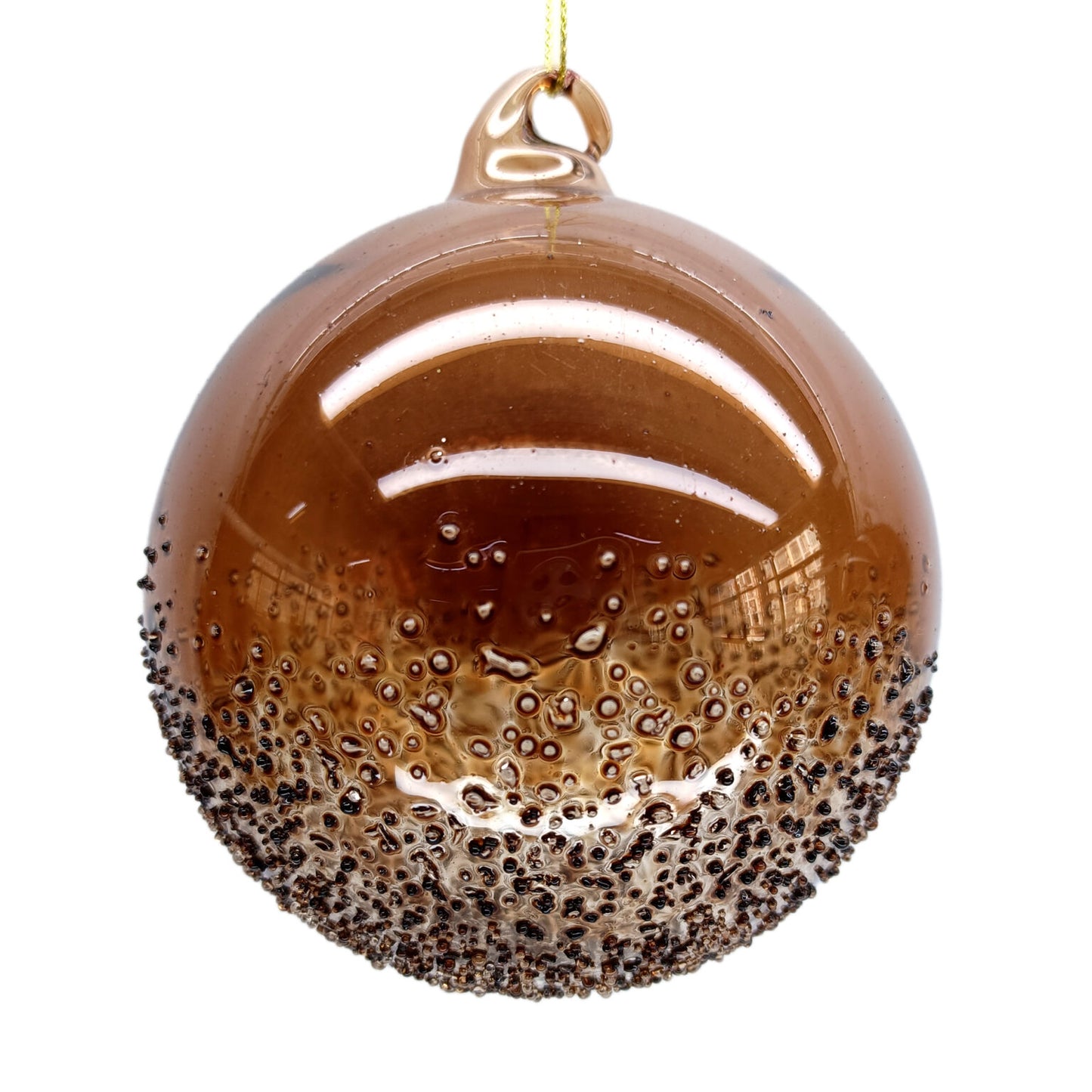Frosted Glass Drip Ornaments
