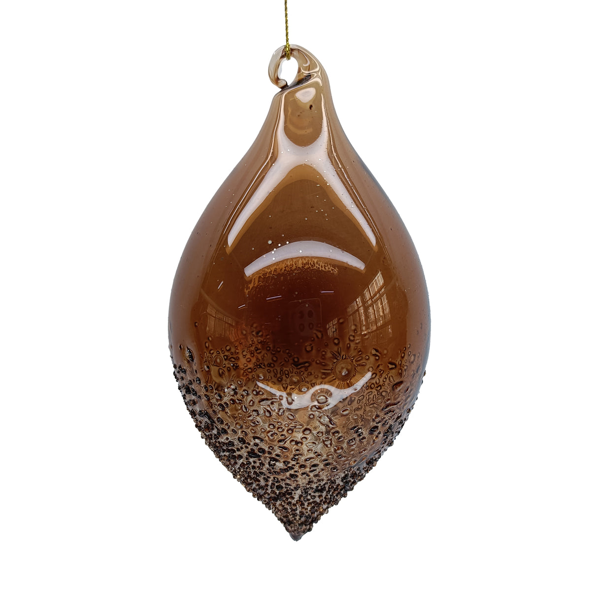 Blown Glass Teardrop Ornament