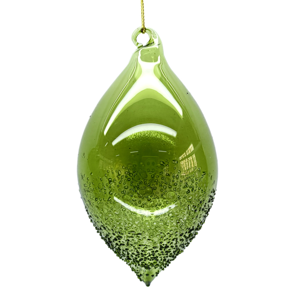 Blown Glass Teardrop Ornament
