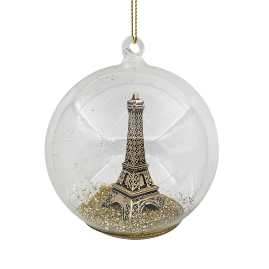Eiffel Tower in Glass  Ornament