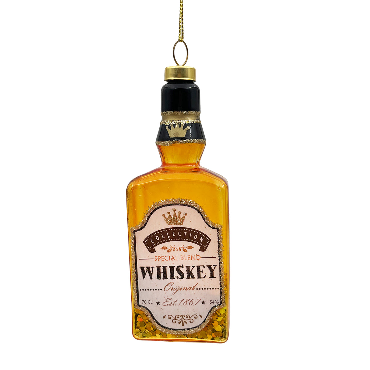 Whiskey Bottle Ornament