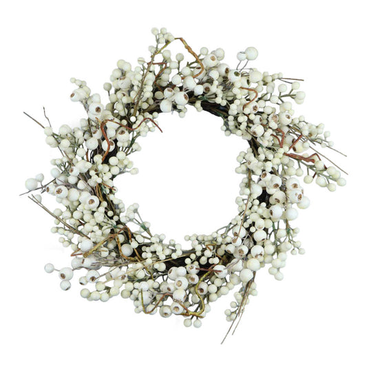 White Berry Wreath