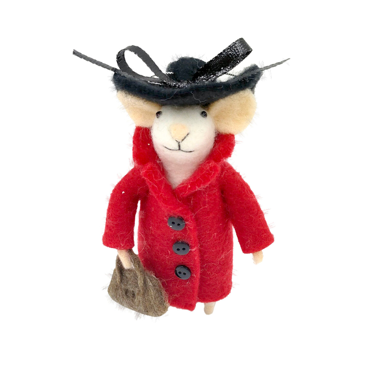 Felted Mouse Ornaments