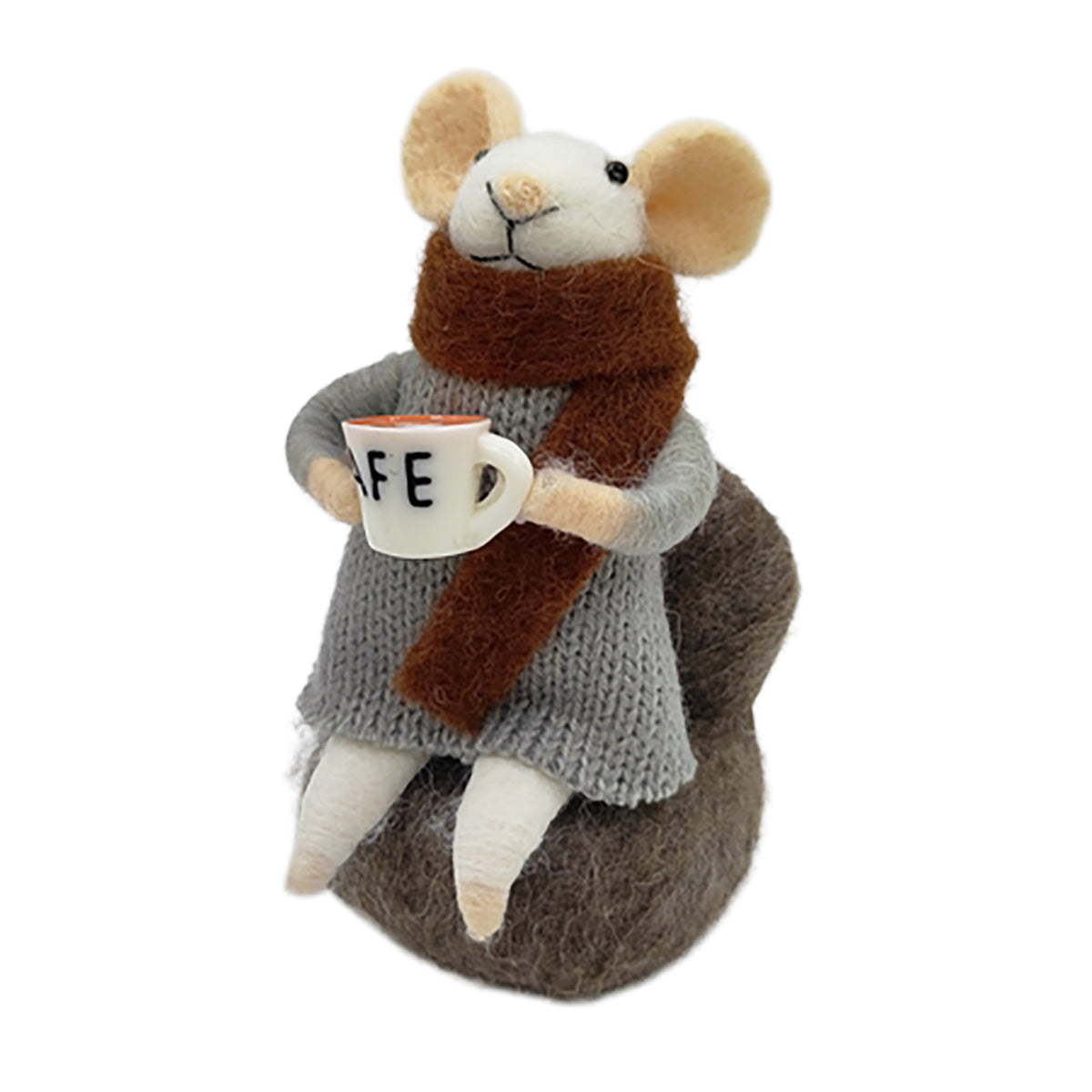 Felted Mouse Ornaments
