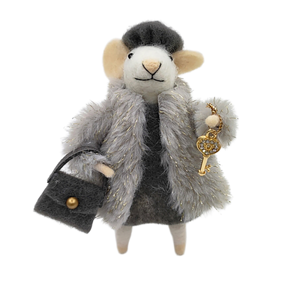 Felted Mouse Ornaments