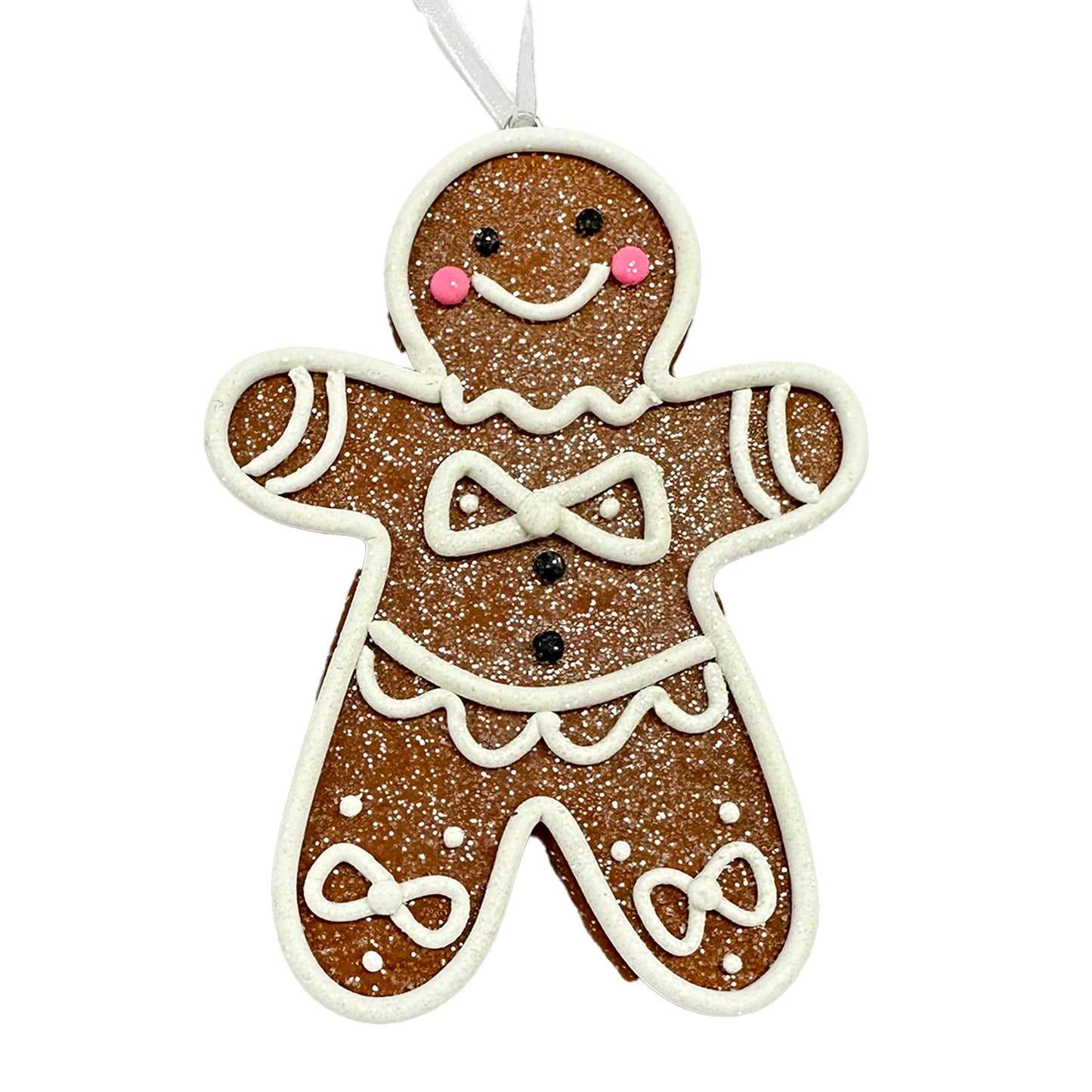 Gingerbread Man Clay Ornament